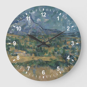Reloj Redondo Grande Paul Cezanne el   Mont Sainte-Victoire