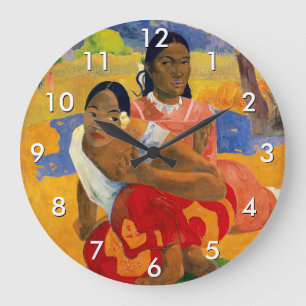 Reloj Redondo Grande Paul Gauguin - ¿Cuándo Te Casarás?