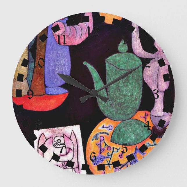 Reloj Redondo Grande Paul Klee: Sin título (Vida fija) (Anverso)