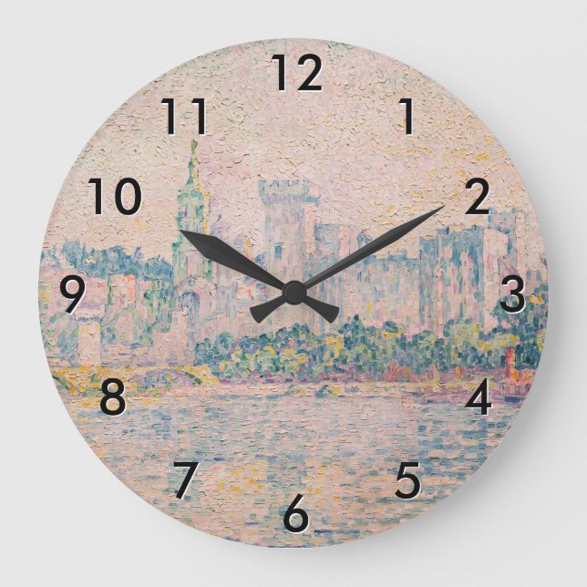 Reloj Redondo Grande Paul Signac - Aviñón, mañana (Anverso)
