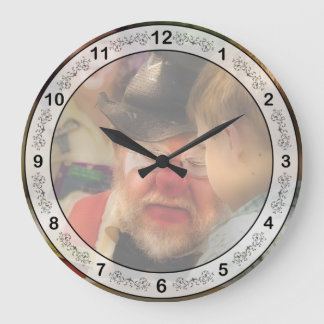 Reloj Redondo Grande Payaso - Pintura facial