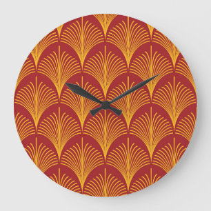 Reloj Redondo Grande Peacock Oro Rojo: Art Deco.