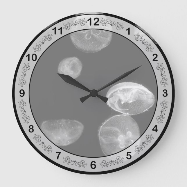 Reloj Redondo Grande Peces - Alcanza la luna (Anverso)