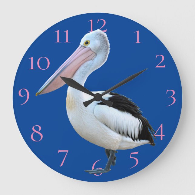 Reloj Redondo Grande Pelícano (Anverso)