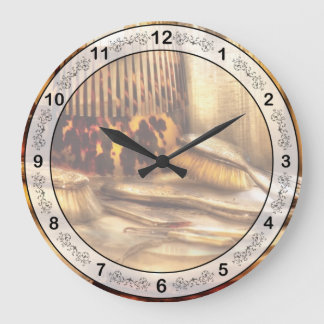 Reloj Redondo Grande Peluquero - Instrumentos de cuidado del cabello