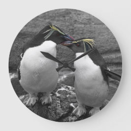 Reloj Redondo Grande Penguin Colour Splash