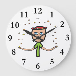 Reloj Redondo Grande Pennies del cielo