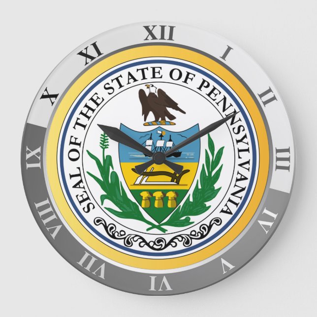 Reloj Redondo Grande Pennsylvania (Anverso)