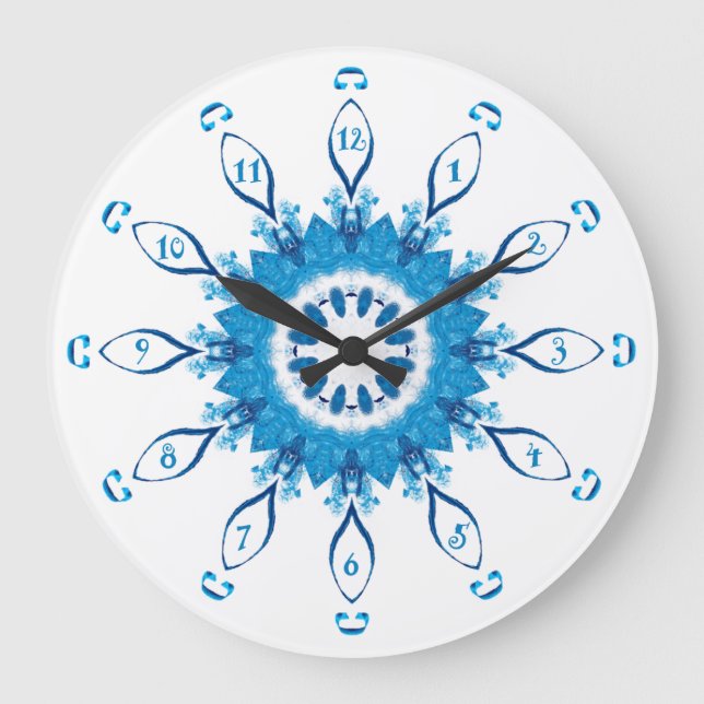 Reloj Redondo Grande Pennsylvania Blue Numered (Anverso)