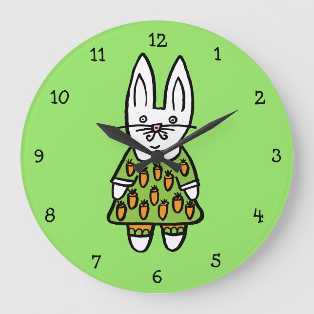 Reloj Redondo Grande Penny el conejo (Anverso)