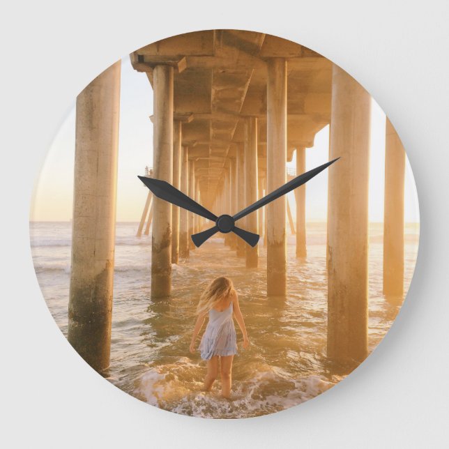 Reloj Redondo Grande people woman (Anverso)