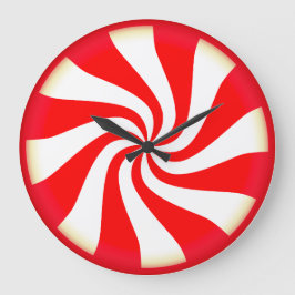 Reloj Redondo Grande Peppermint Candy