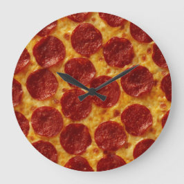 RELOJ REDONDO GRANDE PEPPERONI PIZZA PLUS 3