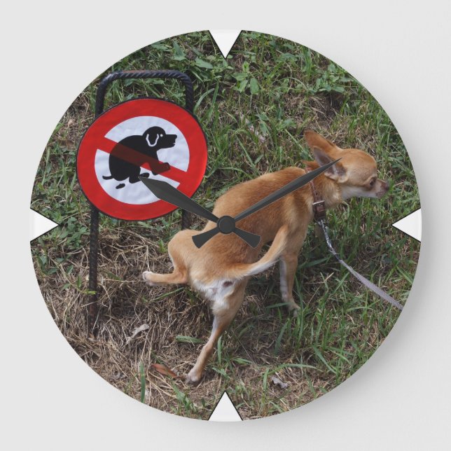 Reloj Redondo Grande Pequeño rebelde (Anverso)