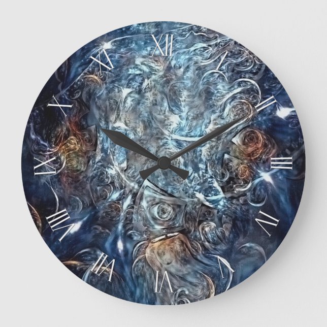 Reloj Redondo Grande Percepción del tiempo (Anverso)