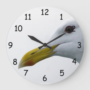 Reloj Redondo Grande Perfil de gaviota