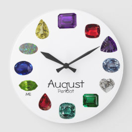 Reloj Redondo Grande Peridot, August Birthstone