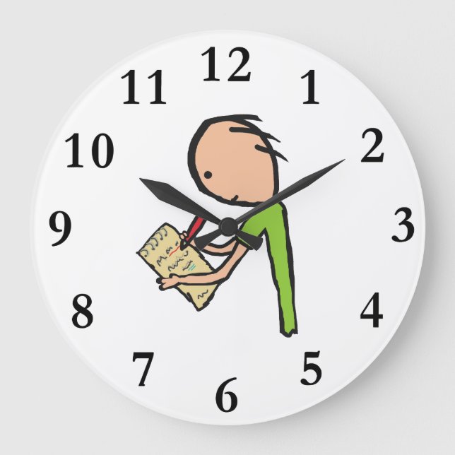 Reloj Redondo Grande Periodista (Anverso)