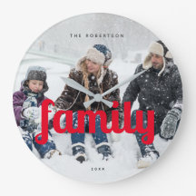 Personalizado Casual Modern Family Full Photo