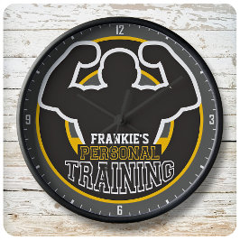 Reloj Redondo Grande Personalizado de fitness de entrenamiento de energ