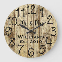 Personalizado de Madera Marrón Rústico