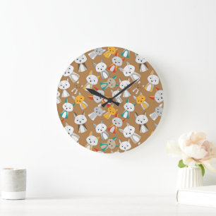 Reloj Redondo Grande Personalizado Fox colorido