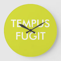 Personalizado Verde Texto Frases latinas Tempus Fu
