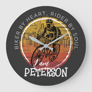 Reloj Redondo Grande Personalizar tu diseño de CICLISMO