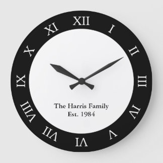 Reloj Redondo Grande Personalized Family