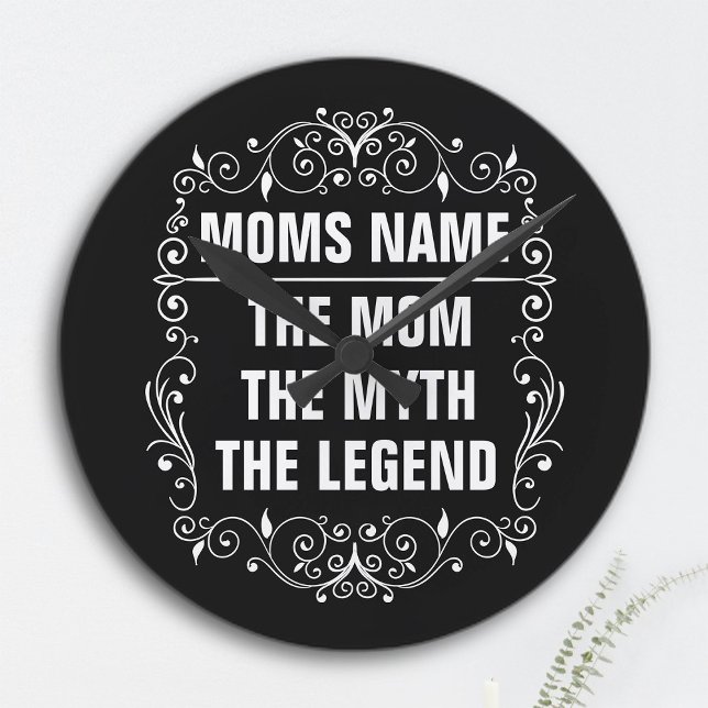Reloj Redondo Grande Personalized Mothers day (Subido por el creador)