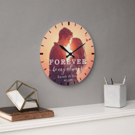 Reloj Redondo Grande Personalized Valentine’s Day Gift