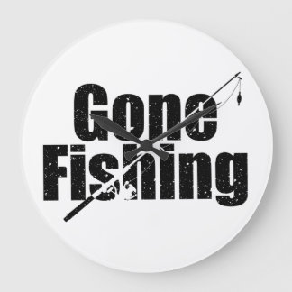 Reloj Redondo Grande Pesca por destino