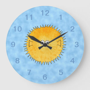 Reloj Redondo Grande Pescado Porcupine.