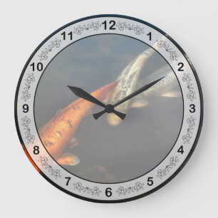 Reloj Redondo Grande Pez - Pescando un cumplido