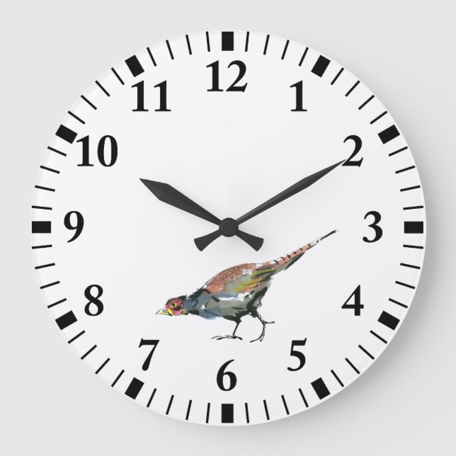 Reloj Redondo Grande Pheasant (Anverso)