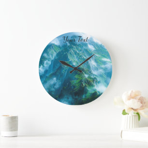 Reloj Redondo Grande Picos de montaña