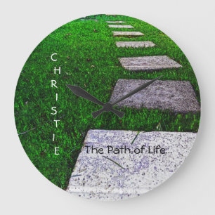 Reloj Redondo Grande Piedras en paso por Shirley Taylor