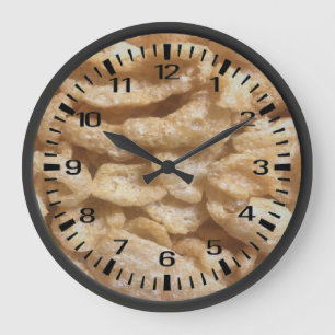 Reloj Redondo Grande Pieles de cerdo