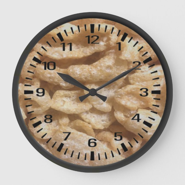 Reloj Redondo Grande Pieles de cerdo (Anverso)