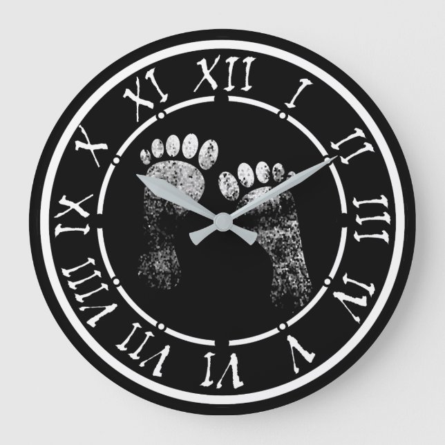 Reloj Redondo Grande Piernas favoritas (Anverso)