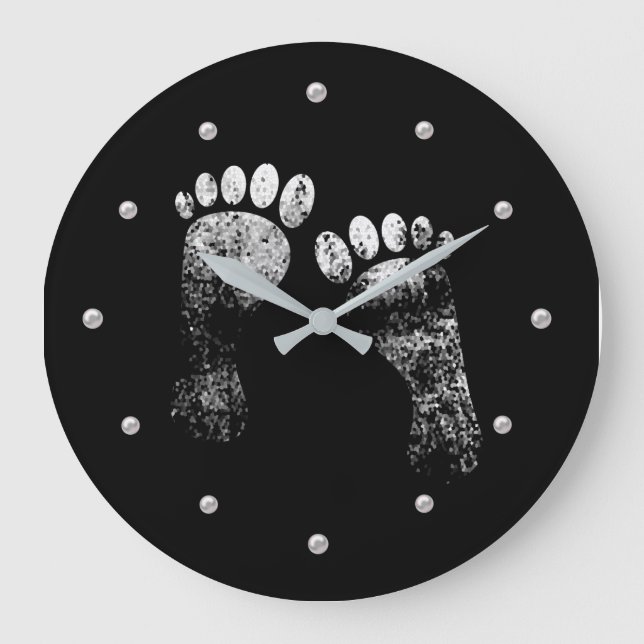 Reloj Redondo Grande Piernas favoritas (Anverso)