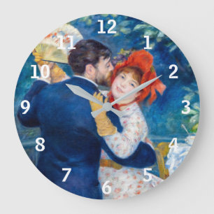 Reloj Redondo Grande Pierre-Auguste Renoir - Baile Campestre