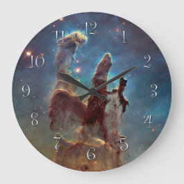 Reloj Redondo Grande Pilares de la creación