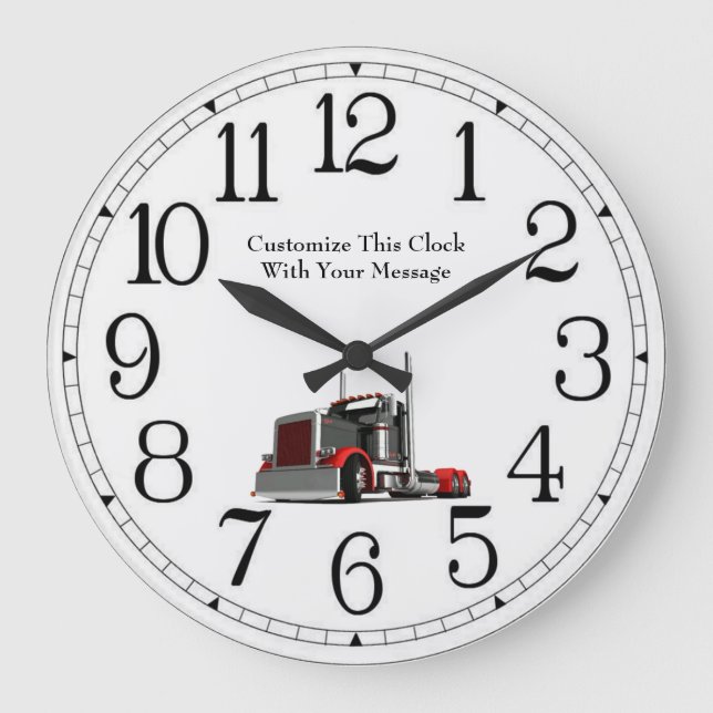 Reloj Redondo Grande Pilas altas (Anverso)