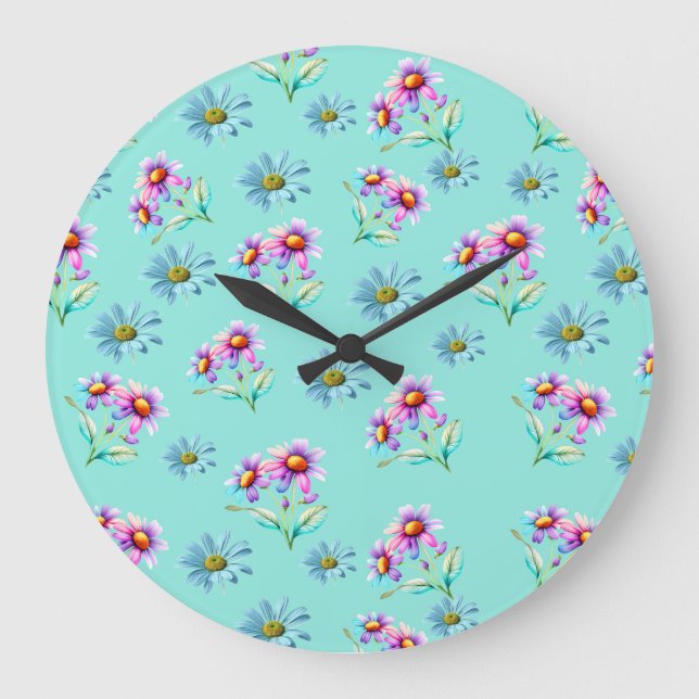 Reloj Redondo Grande Pillowcase (Anverso)