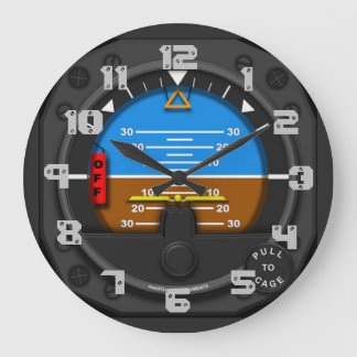 Reloj Redondo Grande Piloto de la línea aérea