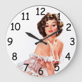 Reloj Redondo Grande Pin Up SweetHeart Clock