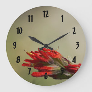 Reloj Redondo Grande Pincel indio