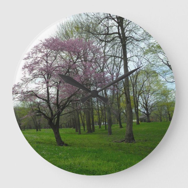 Reloj Redondo Grande Pink blossoms (Anverso)