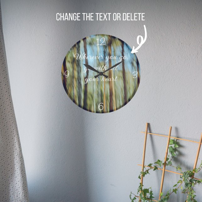 Reloj Redondo Grande Pino soleado (Subido por el creador)